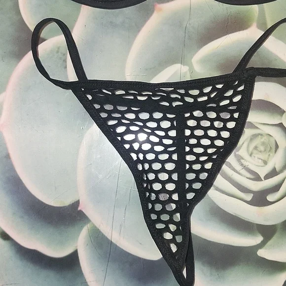 Seduction by Frederick's of Hollywood 3 Piece Lingerie Set Small - Picture 9 of 15